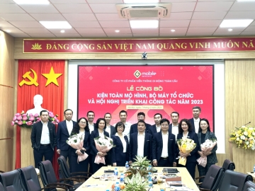 gmobile to chuc cong bo kien toan mo hinh to chuc va trien khai cong tac nam 2023